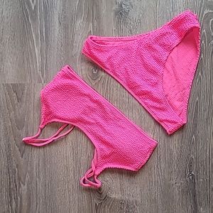 Hot Pink Sporty Bikini